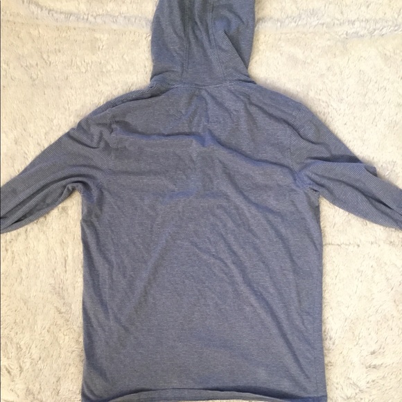Michael Kors blue striped hooded long sleeve - Picture 3 of 5